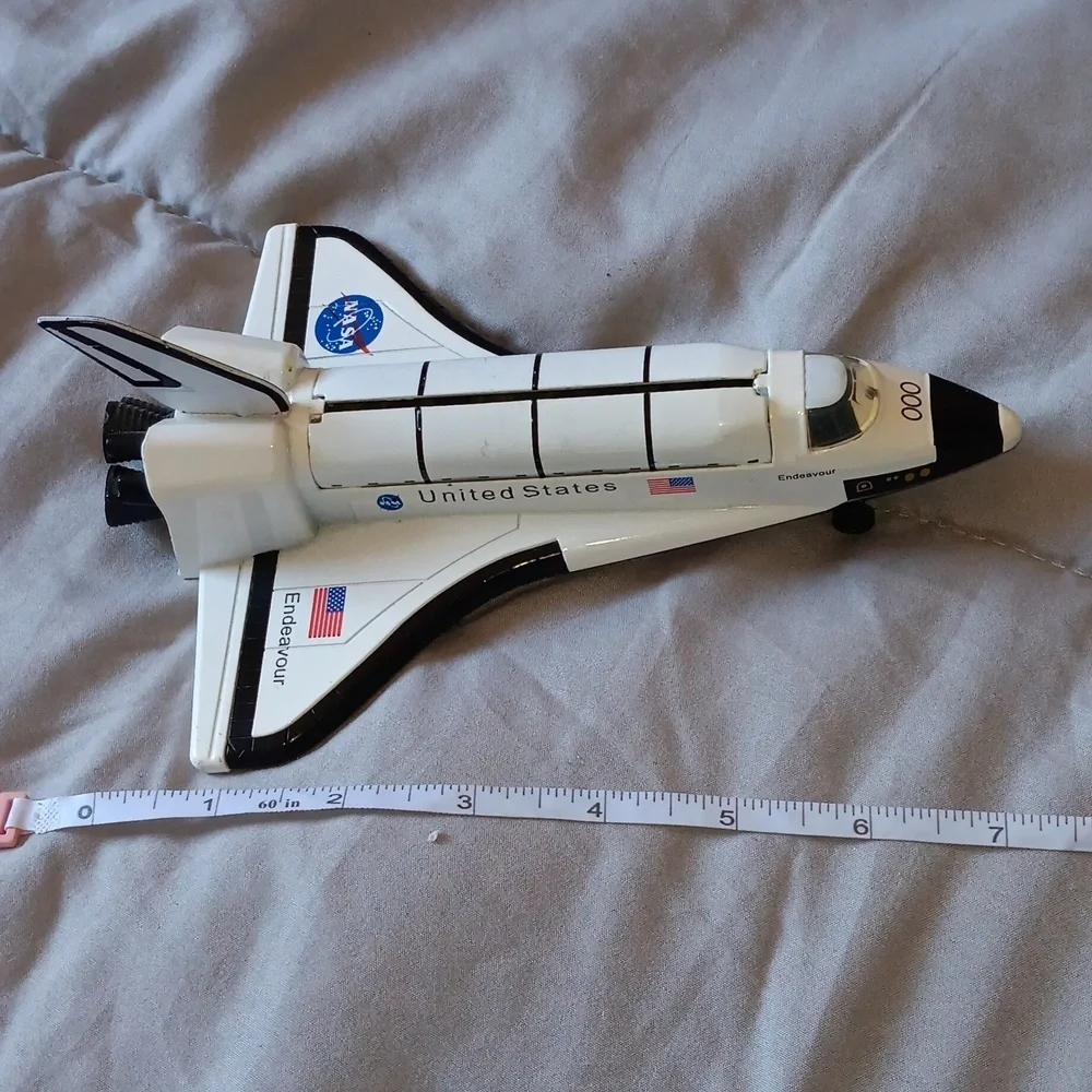 Rocket friction powered Endeavor Nasa metallic